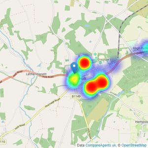 William H. Brown - Holt listings heatmap