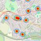 William H. Brown - Horsforth listings heatmap