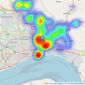 William H. Brown - Hull Holderness Road listings heatmap