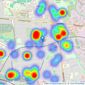 William H. Brown - Hull Newland Avenue listings heatmap