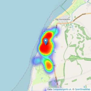 William H. Brown - Hunstanton listings heatmap