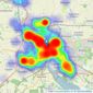 William H. Brown - Ipswich listings heatmap