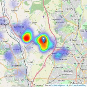 William H. Brown - Kimberley listings heatmap