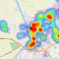 William H. Brown - King's Lynn listings heatmap