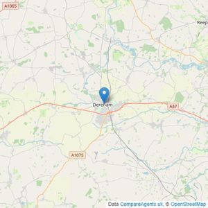 William H. Brown Land and New Homes - Dereham listings heatmap