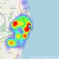 William H. Brown - Lowestoft listings heatmap