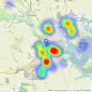 William H. Brown - Maldon listings heatmap