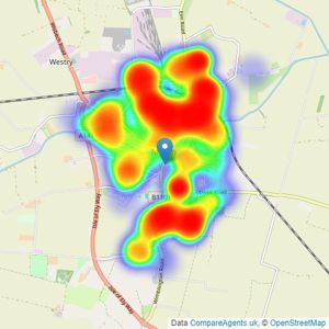 William H. Brown - March listings heatmap