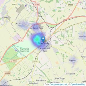 William H. Brown - Newmarket listings heatmap