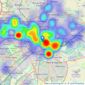 William H. Brown - Nottingham listings heatmap