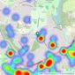 William H. Brown - Oakwood listings heatmap