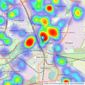 William H. Brown - Peterborough listings heatmap