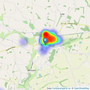 William H. Brown - Reepham listings heatmap