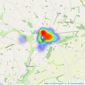 William H. Brown - Reepham listings heatmap