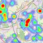 William H. Brown - Rotherham listings heatmap