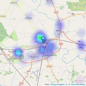 William H. Brown - Selby listings heatmap