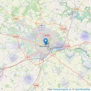 William H. Brown Select - Norwich listings heatmap