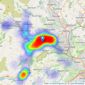 William H. Brown - Sowerby Bridge listings heatmap