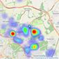 William H. Brown - Sprowston listings heatmap