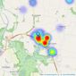 William H. Brown - Stalham listings heatmap