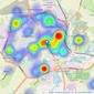 William H. Brown - Wellingborough listings heatmap