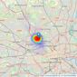 William Nelhams & Co - London listings heatmap