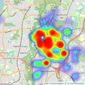 William Rose - Woodford listings heatmap