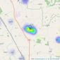 Williamsons - Easingwold listings heatmap