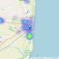 Willsons - Skegness listings heatmap