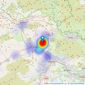 Wilman & Lodge - Silsden listings heatmap