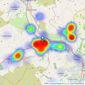 Wilman & Wilman - Cross Hills listings heatmap