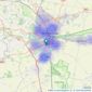 Wilson & Co - Peterborough listings heatmap