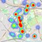 Wilson Hawkins - Harrow on the Hill listings heatmap