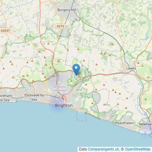 Windward Grove - Brighton listings heatmap