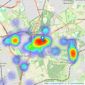 Winkworth - Banstead listings heatmap