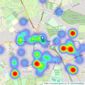 Winkworth - Barnet listings heatmap