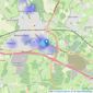 Winkworth - Beaconsfield listings heatmap