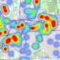 Winkworth - Beckenham listings heatmap