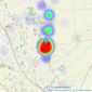 Winkworth - Bourne listings heatmap