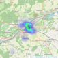 Winkworth - Canterbury listings heatmap