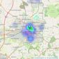 Winkworth - Cheltenham listings heatmap