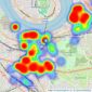 Winkworth - Greenwich listings heatmap