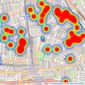 Winkworth - Hammersmith listings heatmap