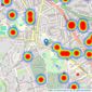 Winkworth - Highgate listings heatmap