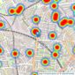 Winkworth - Kentish Town listings heatmap