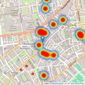 Winkworth - Knightsbridge & Chelsea listings heatmap