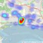 Winkworth - Leigh on Sea listings heatmap