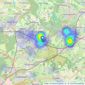 Winkworth - Sunningdale listings heatmap