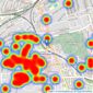 Winkworth - West Norwood listings heatmap