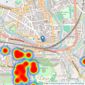 Wisden Homes Ltd - Bath listings heatmap